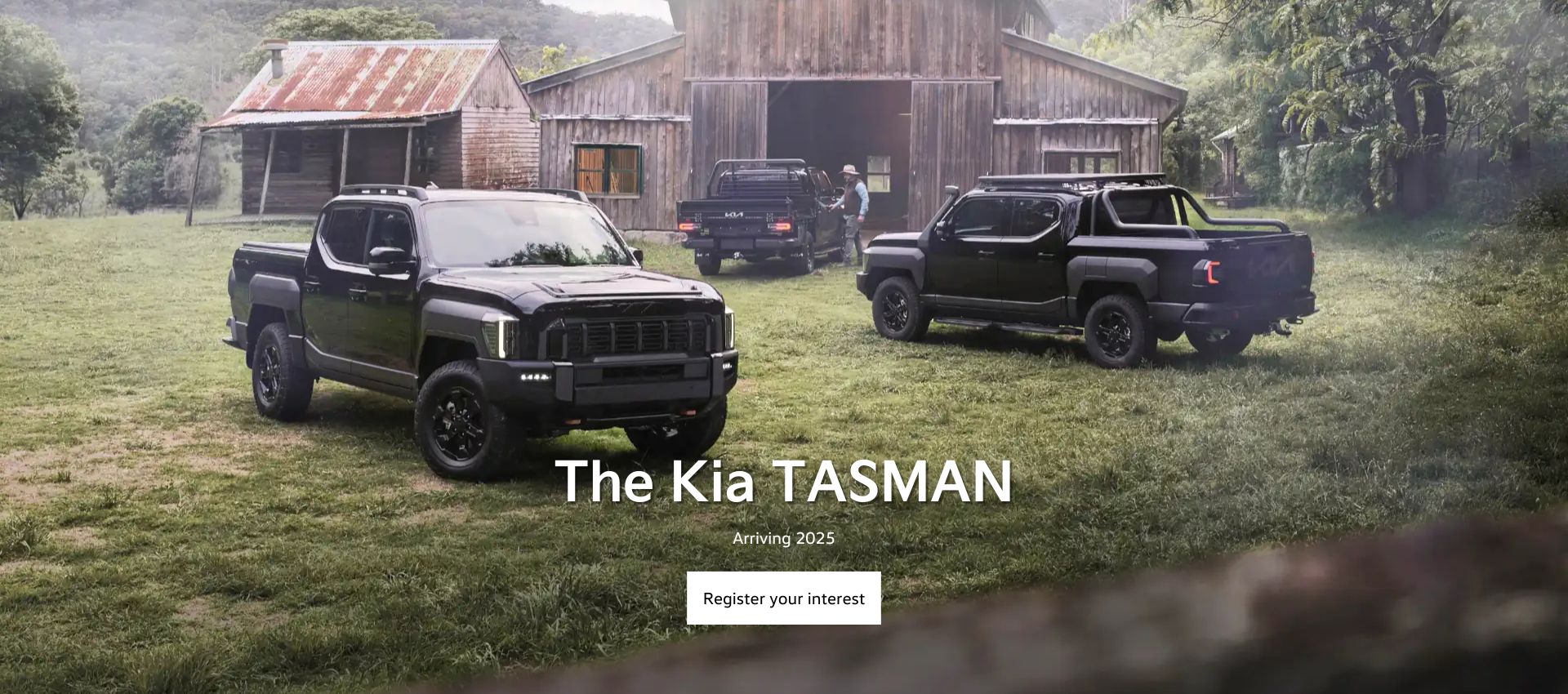 The Kia TASMAN. Arriving 2025