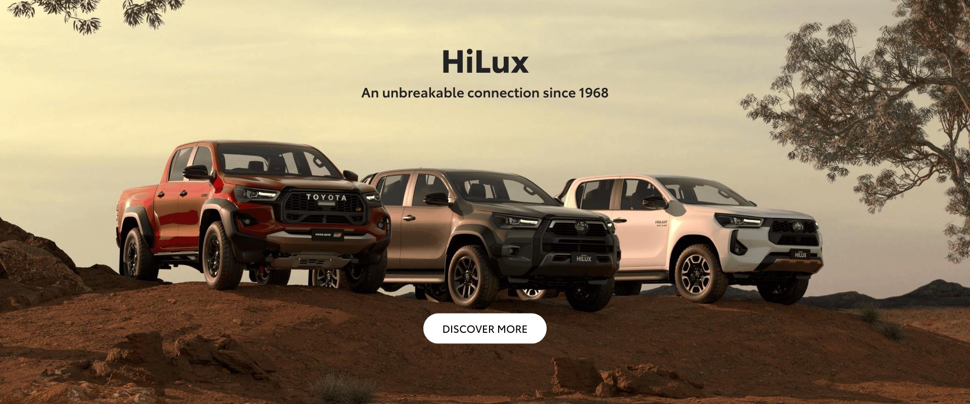 HiLux. An unbreakable connection since 1968.