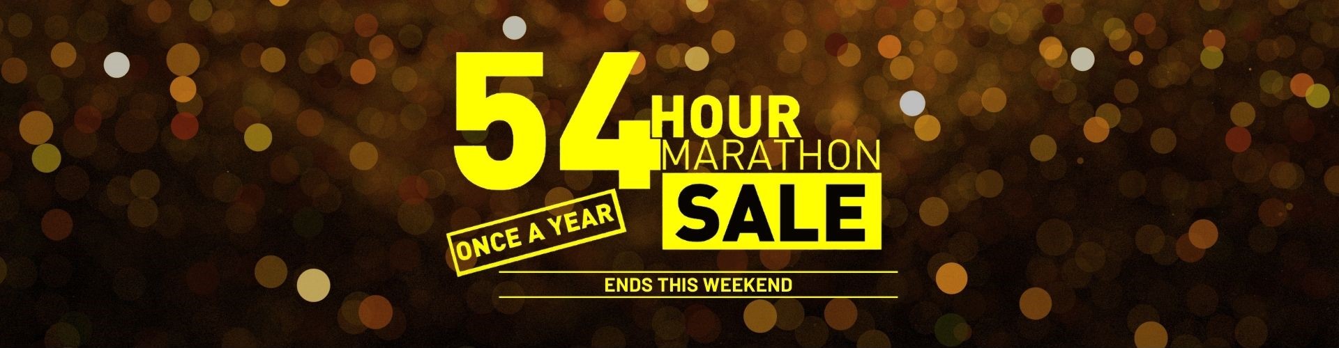 54 Hour Marathon Sale - Strip Banner