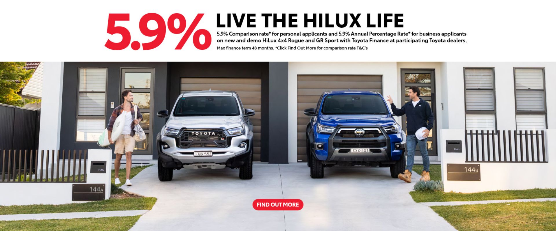 HiLux Rogue & GR Sport 5.9% Finance Offer