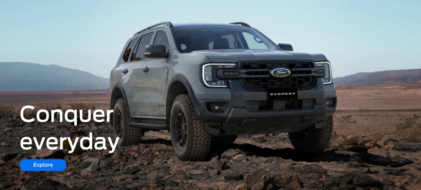 Ford Everest. Conquer everyday.