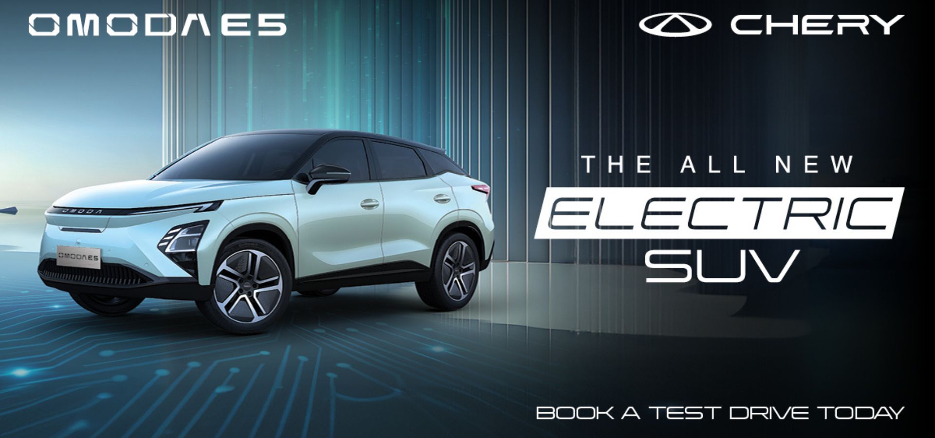 Omoda E5. All-New Electric SUV. In Dealerships Now