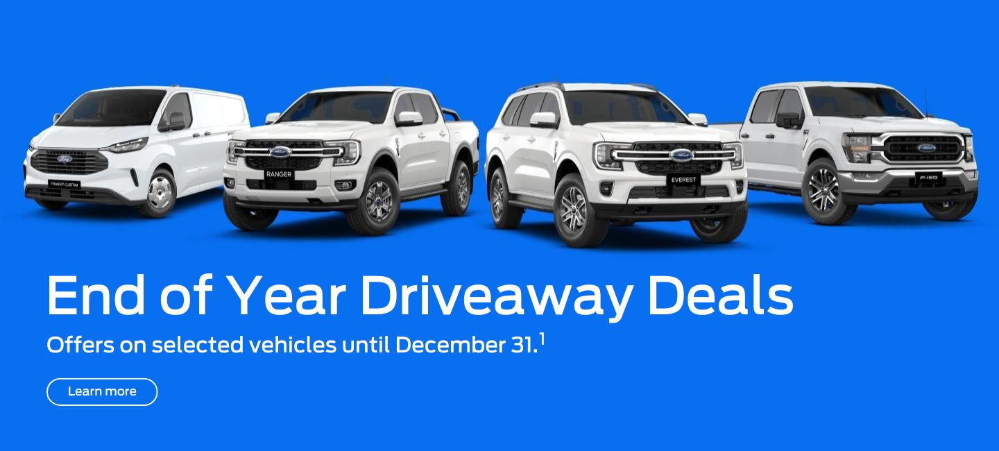 Ford End of Year Driveaway Deals